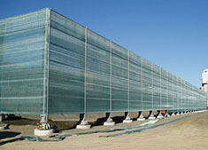 Wind Fence for Dust Control